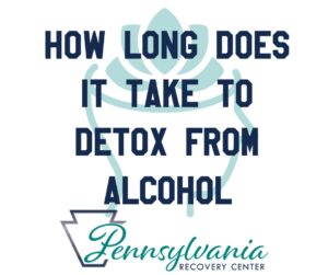 how long does it take to detox from alcohol